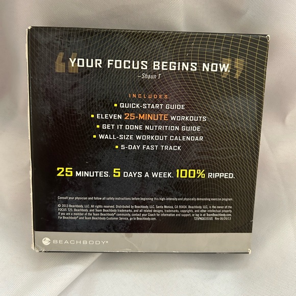 Focus T25 Get It Done DVD Set Alpha + Beta Fitness Workout - Picture 2 of 9